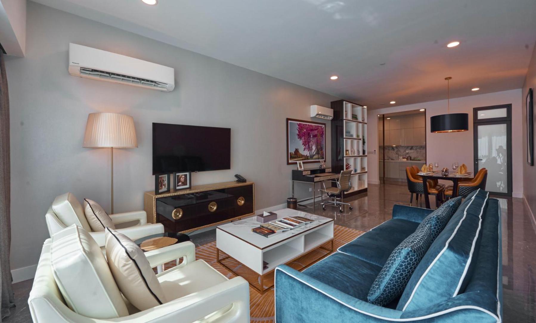 The Face Style Hotel Kuala Lumpur Buitenkant foto A living room in a condominium